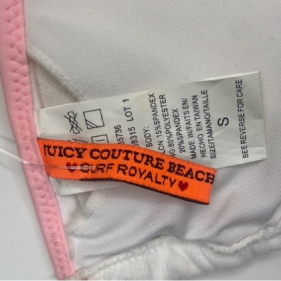 RARE JUICY COUTURE VINTAGE Y2K 2 pc swimwear small - Picture 7 of 10